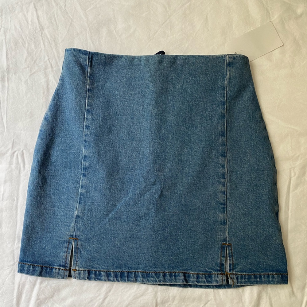 J GALT|BRANDY MELVILLE • Jean Skirt • Blue • Small